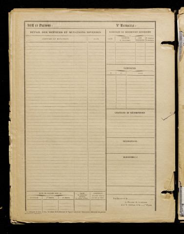 Tandre, Gustave, né le 06 octobre 1898 à Hem (Nord), classe 1918, matricule n° 132, Bureau de recrutement d'Amiens