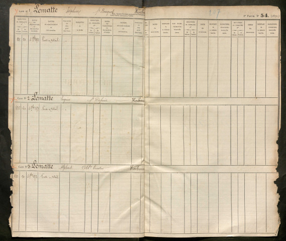 Répertoire des formalités hypothécaires, du 06/11/1873 au 29/01/1874, registre n° 247 (Péronne)