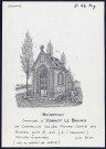 Boisrault (commune d'Hornoy-le-Bourg) : chapelle isolée Notre-Dame des anges - (Reproduction interdite sans autorisation - © Claude Piette)