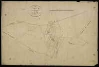 Plan du cadastre napoléonien - Dancourt-Popincourt (Dancourt) : Chef-lieu (Le), B