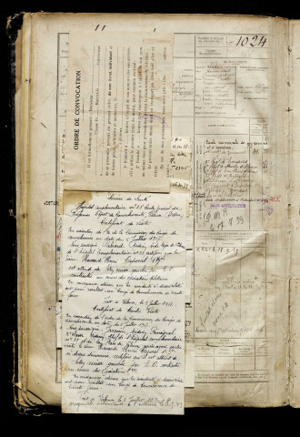 Havard, Henri Joseph, né le 21 octobre 1890 à Ault (Somme), classe 1910, matricule n° 1024, Bureau de recrutement d'Abbeville