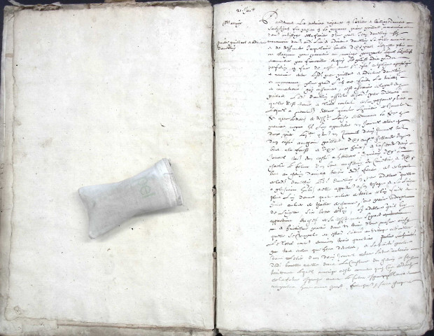 Etude de Me François Lecaron à Amiens (étude n°11). Minutes de l'année 1669