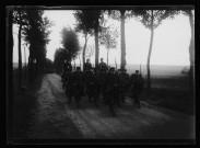 Manoeuvres octobre 1902 - 8e Chasseurs - route de Saint-Fuscien