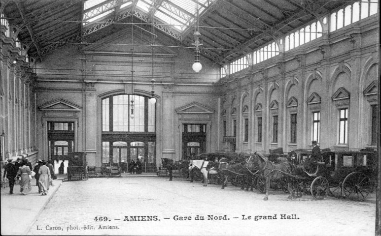Amiens. Gare du Nord. Le Grand Hall