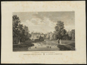 Pl.12. Le Château de Mortefontaine du côté du jardin Morfontaine' s House on the Garden's side. Das Schloes von Morfontaine