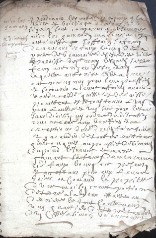 Etude de Me Antoine Limeu à Amiens (étude n°6). Minutes de l'année 1674