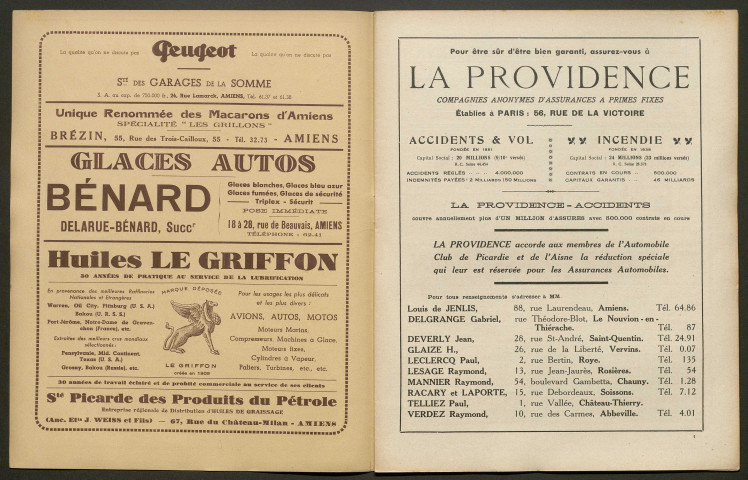 L'Automobile au Pays Picard. Revue mensuelle de l'Automobile-Club de Picardie et de l'Aisne, 329, février 1939