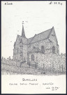 Burelles (Aisne) : église Saint-Martin fortifiée - (Reproduction interdite sans autorisation - © Claude Piette)
