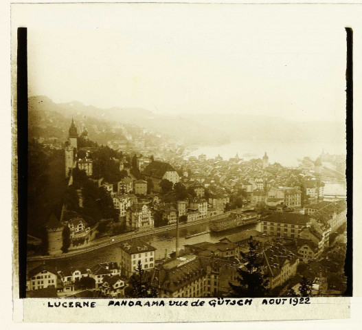 Lucerne. Panorama vu de Gütsch