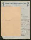 Témoignage de Lainné, G. (Lieutenant colonel) et correspondance avec Jacques Péricard
