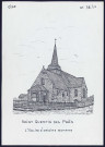 Saint-Quentin-des-Près (Oise) : église romane - (Reproduction interdite sans autorisation - © Claude Piette)