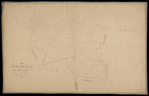Plan du cadastre napoléonien - Neuville-Aux-Bois (La Neuville-aux Bois) : section unique 2e feuille