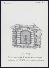 Le Titre : petit oratoire à la vierge sur mur de briques - (Reproduction interdite sans autorisation - © Claude Piette)
