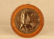 Médaille reçue à titre posthume par Blanche Mille, veuve de Frank Flintham