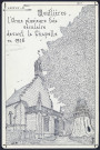 Monflières : l'orme plusieurs fois séculaire devant la chapelle en 1916 - (Reproduction interdite sans autorisation - © Claude Piette)