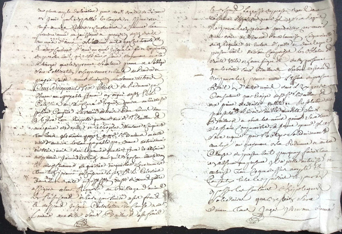 Etude de Me Jean-Baptiste Caron à Amiens (étude n°18). Minutes de l'année 1727