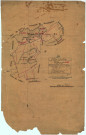 Plan du cadastre napoléonien - Ville-sur-Ancre (Ville-sous-Corbie) : tableau d'assemblage