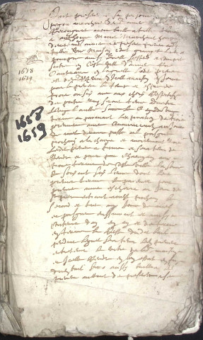 Etude de Me Nicolas Boyenval à Amiens (étude n°5). Minutes des années 1658-1659