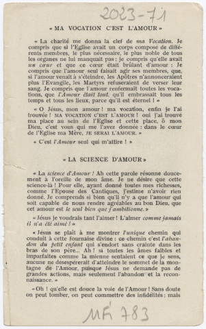 Sainte Thérèse de l'Enfant-Jésus