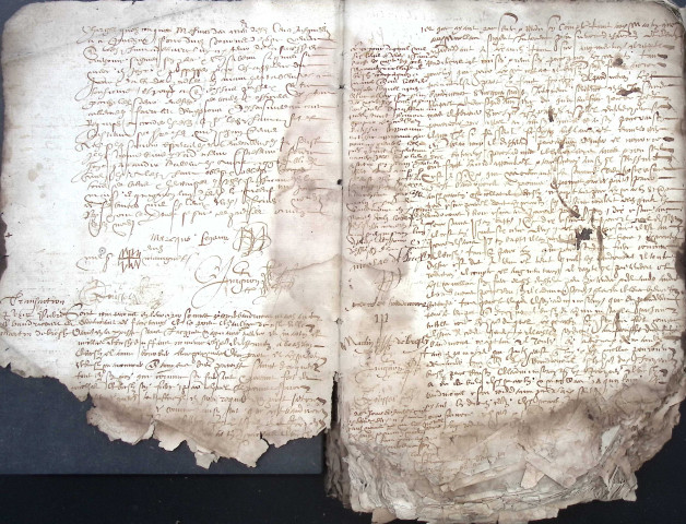 Etude de Me Jean Quignon à Amiens (étude n°22). Minutes des années 1602-1603