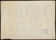 Plan du cadastre rénové - Beauquesne : section ZT