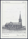 Villy-le-Bas (Seine-Maritime) : l'église - (Reproduction interdite sans autorisation - © Claude Piette)