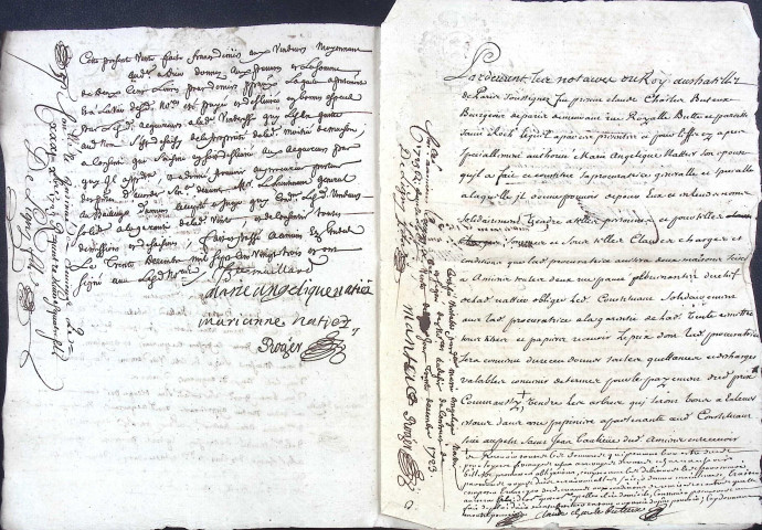 Etude de Me Jean-Baptiste Roger à Amiens (étude n°8). Minutes des années 1723