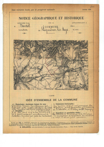 Lignieres (Lignieres Les Roye) : notice historique et géographique sur la commune