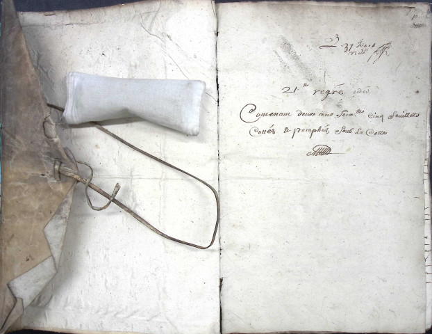 Etude de Me Jean Hostren à Amiens (étude n°15). Minutes des années 1644-1646