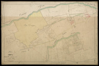 Plan du cadastre napoléonien - Crouy-Saint-Pierre (Crouy) : Crouy (Le) ; Quesnot (Le) ; Gard (Le), A1