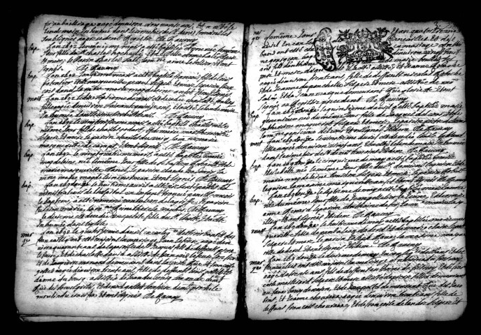 Amiens (Saint-Martin) : baptêmes, mariages, sépultures (1692-1740)