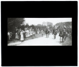 Manoeuvres du 11 juin 1904 - le 3e chasseurs à cheval quittant L'Etoile pour se rendre à Abbeville