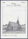 Boissy (commune de Roy-Boissy) : l'église du XVIe siècle - (Reproduction interdite sans autorisation - © Claude Piette)