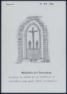 Rosières-en-Santerre : calvaire au chevêt de la chapelle du cimetière - (Reproduction interdite sans autorisation - © Claude Piette)