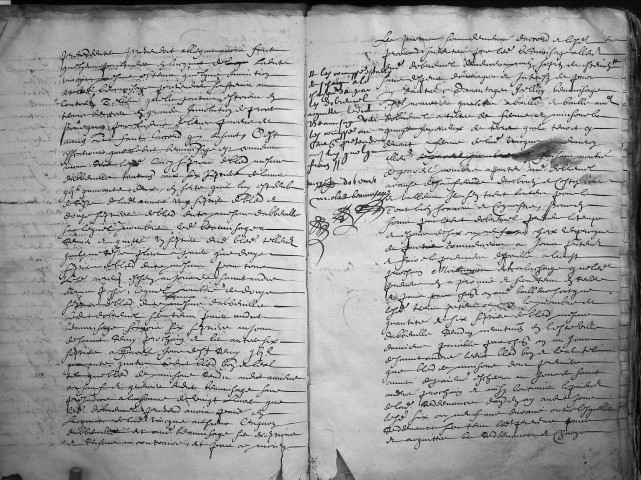 Etude de Me Martin Caron à Amiens (étude n°4). Minutes de l'année 1643