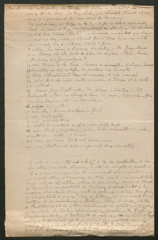 Témoignage de Dujardin, Louis (Médecin de l'aviation) et correspondance avec Jacques Péricard