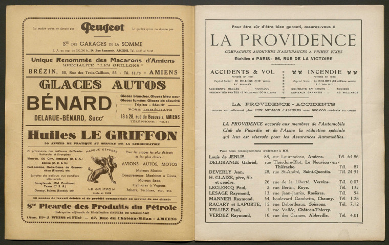 L'Automobile au Pays Picard. Revue mensuelle de l'Automobile-Club de Picardie et de l'Aisne, 335, août 1939