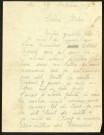 Correspondance de Georges Crampon adressée à ses parents et son frère, André, entre le 13 octobre 1917 et le 1er juin 1919