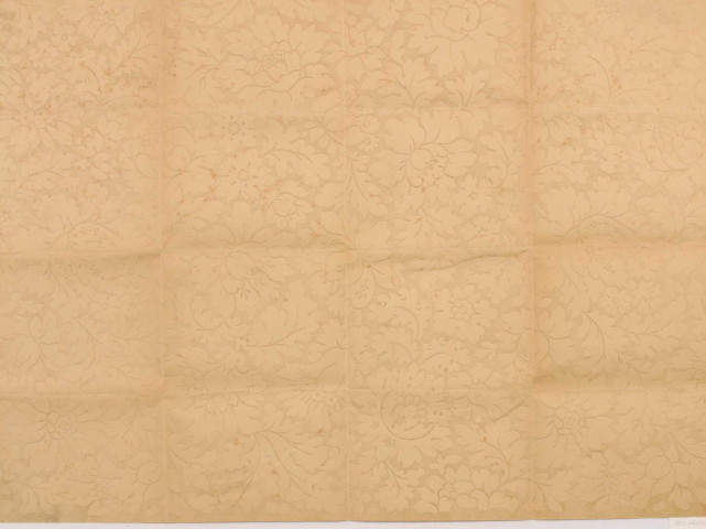 Dépôt de marque et de brevet. Modèle de gaufrage de velours d'Utrecht dit " Le Harisson" créé par Emile Frennelet