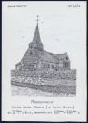 Mauquenchy (Seine-Maritime) : église Saint-Martin - (Reproduction interdite sans autorisation - © Claude Piette)