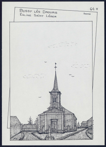 Bussy-les-Daours : église Saint-Léger - (Reproduction interdite sans autorisation - © Claude Piette)