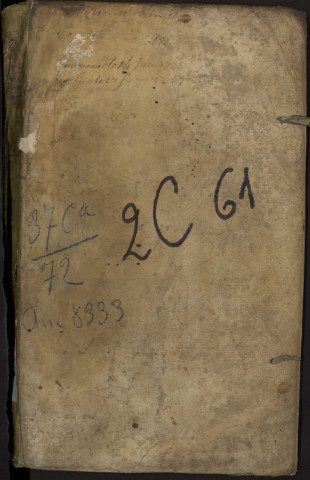 Contrôle des actes du bureau d'Abbeville pour la période du 14 juin 1738 au 27 février 1739