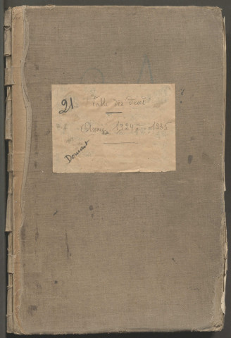 Table des successions et absences du bureau de Domart-en-Ponthieu