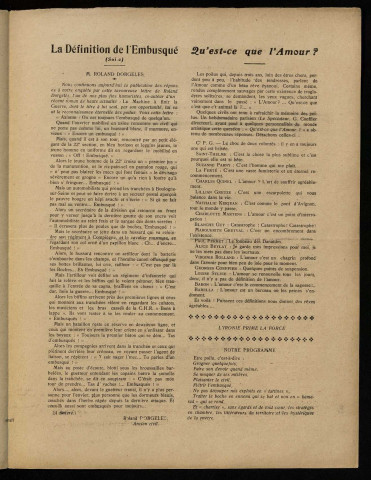 LE BOCHOFAGE. ORGANE ANTICAFARDEUX, KAISERICIDE ET EMBUSCOPHOBE