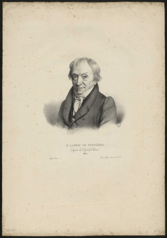 Mr Labbye de Pompières, Député du Département de l'Aisne. 1827