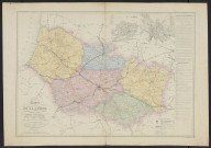 Carte du département de la Somme donnant les plans d'Amiens et d'Abbeville ainsi que la statistique du Département dressée d'après la carte de l'Etat-Major par E. Desbuissons