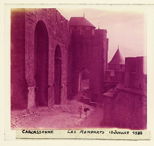 Carcassonne (Aude) Les remparts
