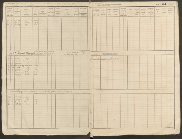 Répertoire des formalités hypothécaires, du 16/11/1889 au 28/05/1890, volume n° 155 (Conservation des hypothèques de Doullens)
