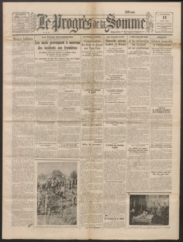 Le Progrès de la Somme, numéro 19706, 11 août 1933