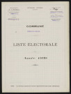 Liste électorale : Grébault-Mesnil